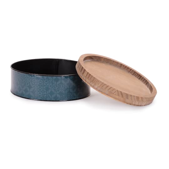Blue Canister Set